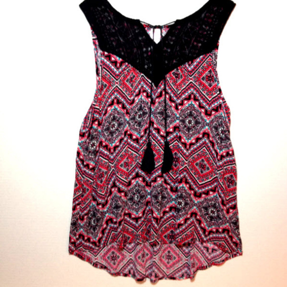 No Boundaries Tops - *3/$25* No Boundaries Embroidered Red Tank